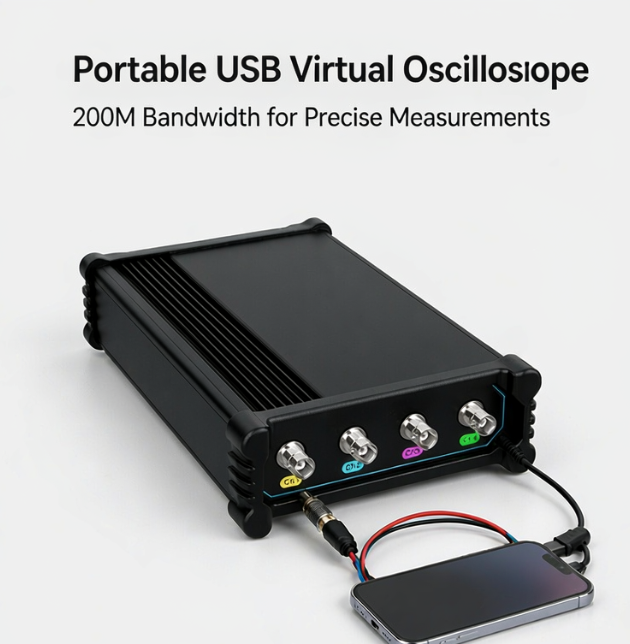 Osciloscópio Virtual USB Portá - Digital Storage Oscilloscope 100Mhz avaliação e preço