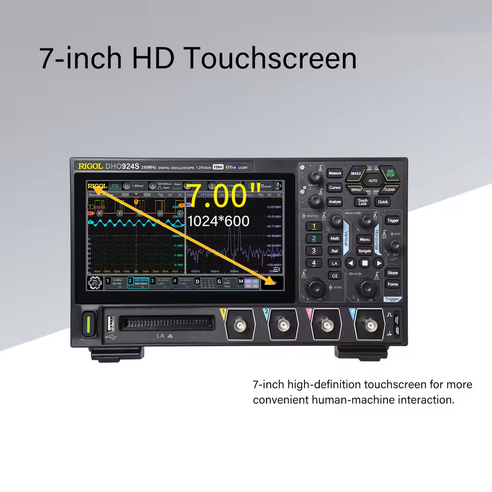 Osciloscópio série RIGOL DHO90 - Digital Storage Oscilloscope 100Mhz avaliação e preço