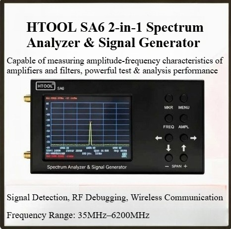 Analisador de Espectro Portáti - Signal Generator Spectrum Analyzer avaliação e preço