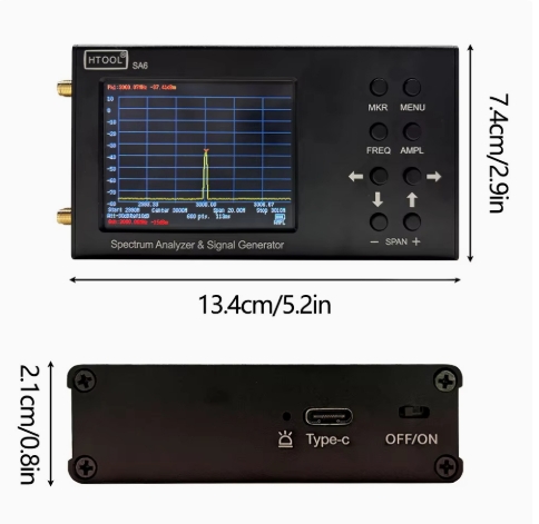 Analisador de Espectro Portáti - Signal Generator Spectrum Analyzer avaliação e preço