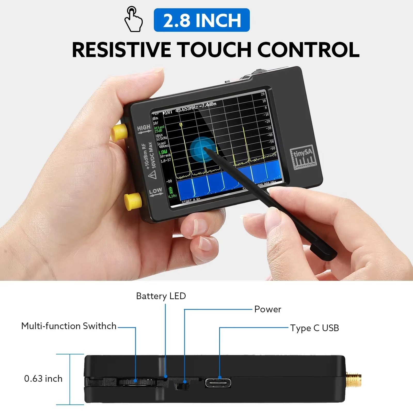 Analisador de Espectro Compact - Signal Generator Spectrum Analyzer avaliação e preço
